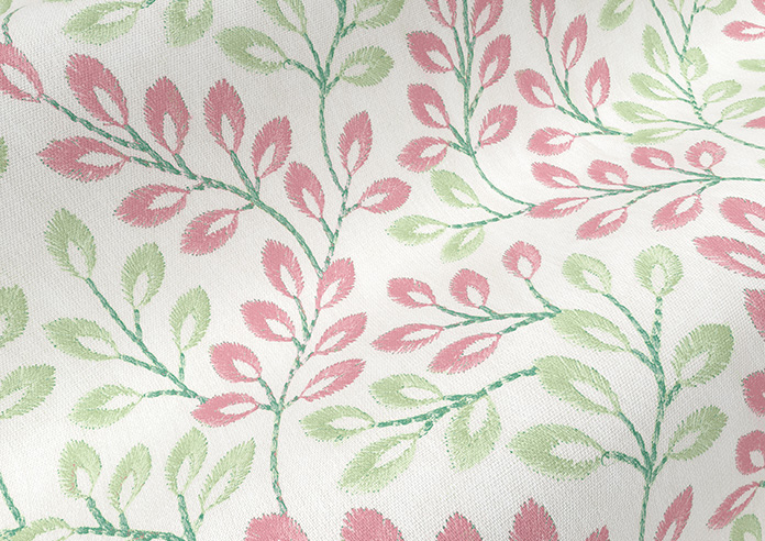 Fitzrovia Print, Pink Pop - Motorised Roman Blind - Image 4